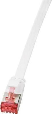 LogiLink Cat.6 20m cavo di rete Bianco Cat6 U/FTP [STP] (LogiLink SlimLine - patchkabel - 20 m)