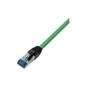Logilink - Cavo patch - RJ -45 (M) a RJ -45 (M) - 50 M - SFTP - Cat 6a - alogeno -free, all'aperto, passivo - verde