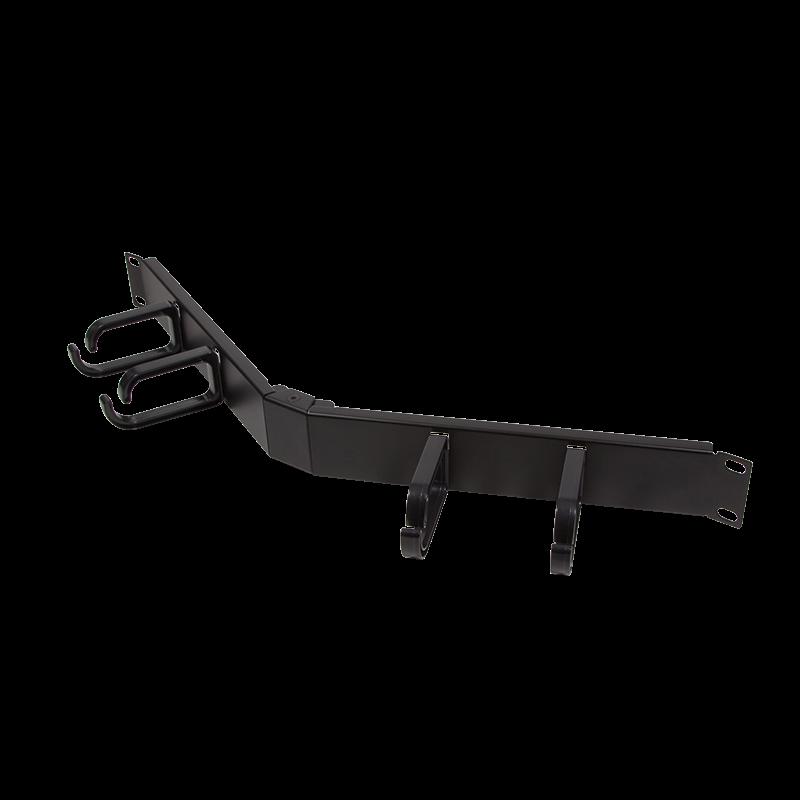 LogiLink 48.30 cm (19 ") Organizzatore cavo 1U, angolato - barra di gestione dei cavi - Schwarz, Ral 9005 - 1U - 48,3 cm (19")