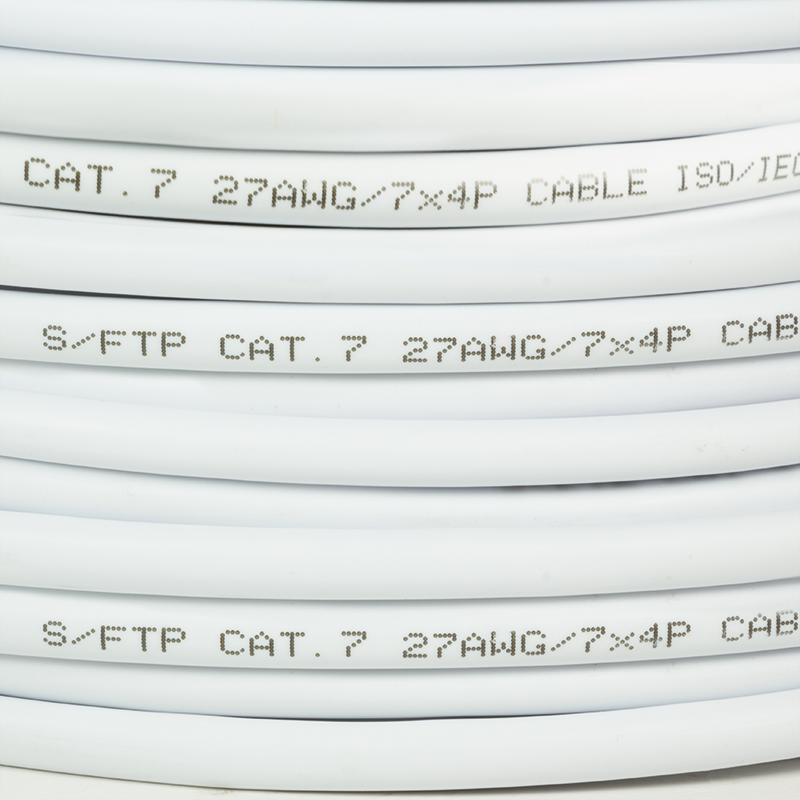 Cavo patch PrimeLine, Cat.7, S FTP, Bianco, 305 m