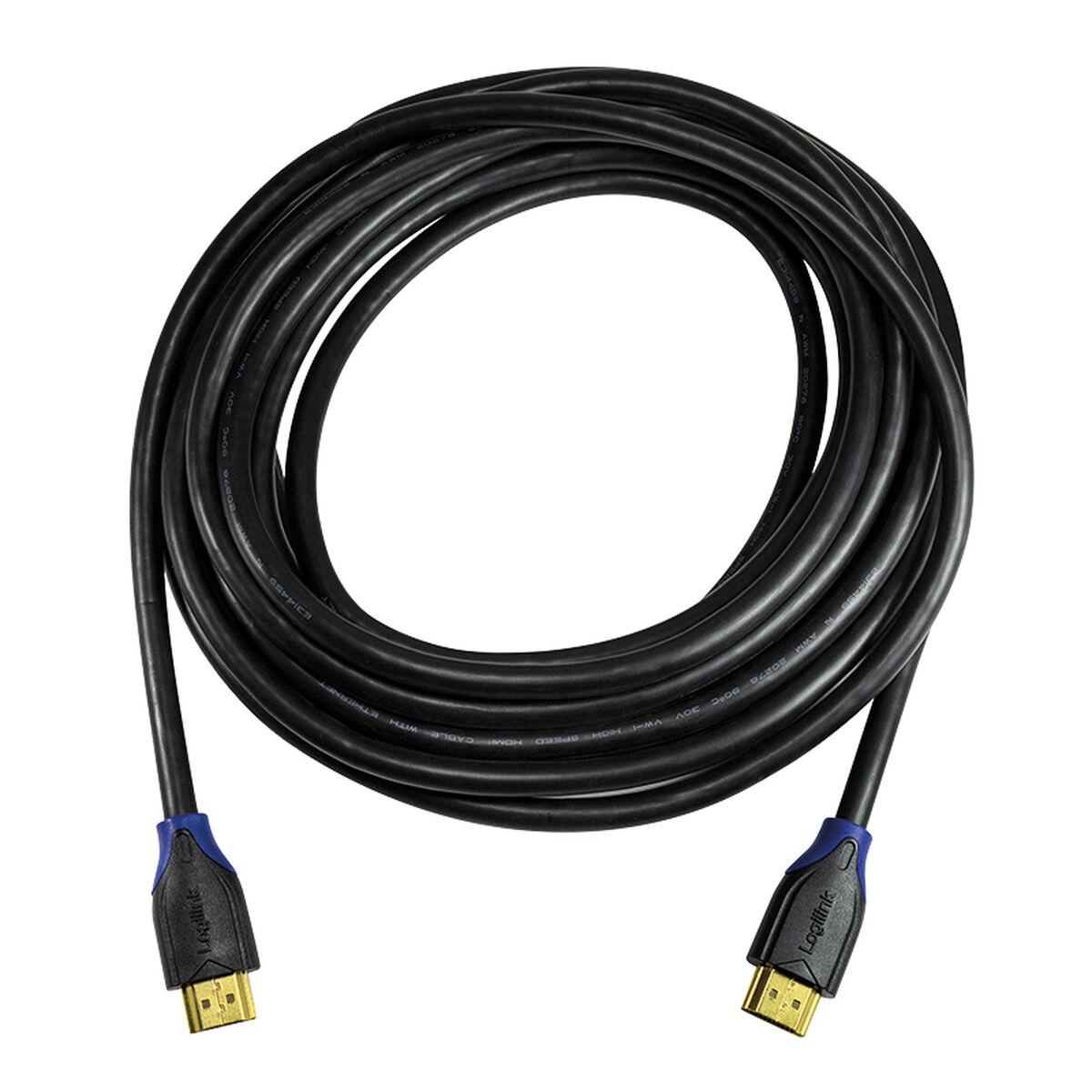 LogiLink CH0065 cavo HDMI 7,5 m HDMI tipo A [Standard] Nero (LogiLink High Speed with Ethernet - HD)