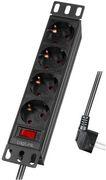 Logilink Strip a 4 vie con interruttore, 10