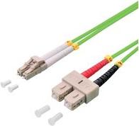 LOGILINK - Cavo patch - LC/UPC Multi -MODE (M) a SC/UPC Multi -modus (M) - 2 m - Fibra di vetro - Duplex - 50/125 micrometro -