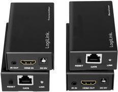 Set di estensori HDMI tramite LAN, 60 m, 1080p 60 Hz, POC, IR