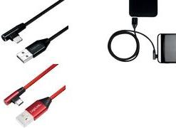 Cavo USB LogiLink USB-C angolato 1m 5V 3A rosso