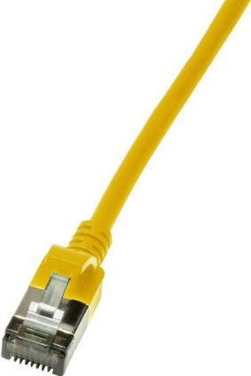 LogILINK Ultraflex Slimline - Cavo patch - RJ -45 (M) a RJ -45 (m) - 5 m - 3,8 mm - PIMF schermato - Cat 6A - schermato, alogen