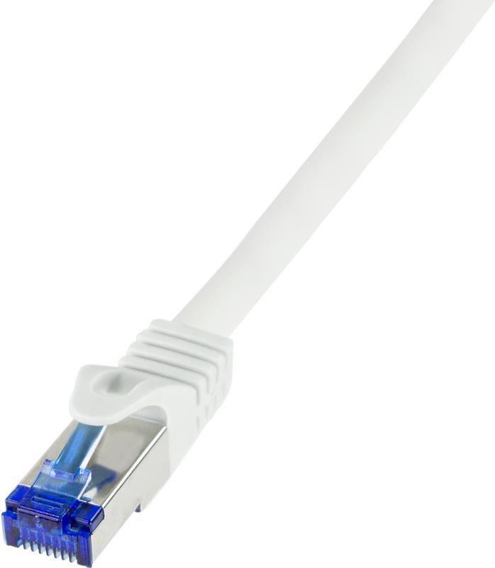LogiLink C6A031S cavo di rete Bianco 1 m Cat6a S/FTP [S-STP] (LogiLink C6A031S netv?rkskabel Hvid 1)