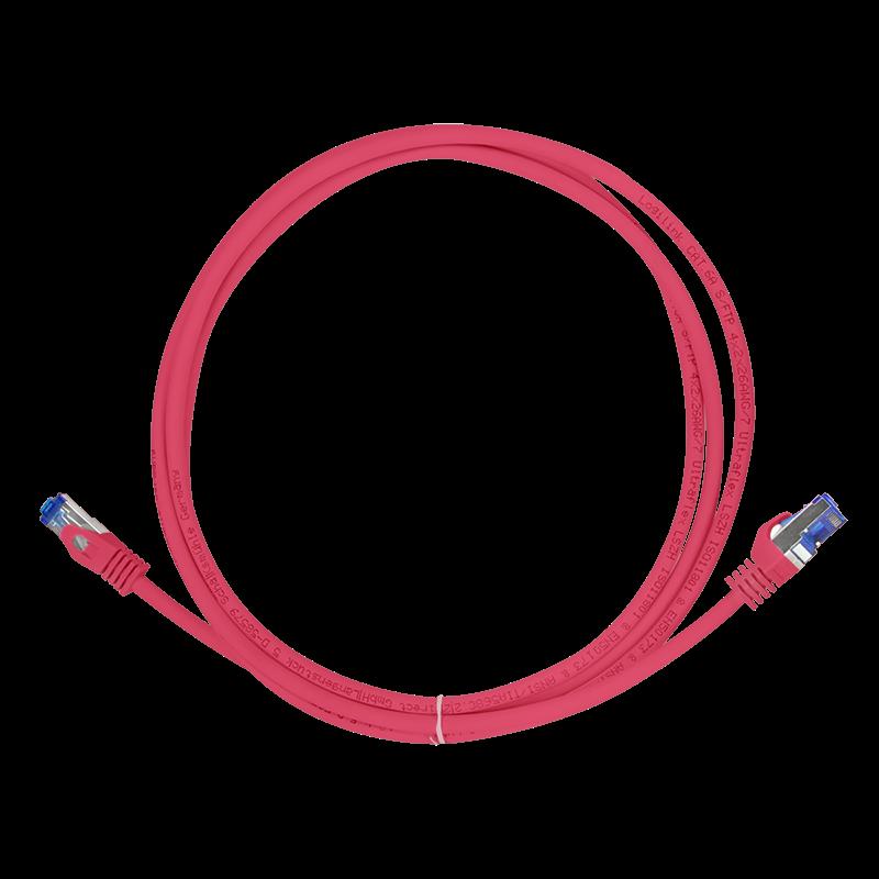 LogiLink C6A024S cavo di rete Rosso 0,5 m Cat6a S/FTP [S-STP] (LogiLink C6A024S netv?rkskabel R?d 0,5)