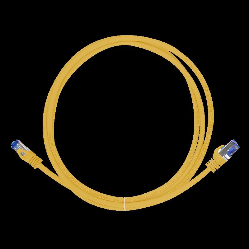 LogiLink C6A027S cavo di rete Giallo 0,5 m Cat6a S/FTP [S-STP] (LogiLink C6A027S netv?rkskabel Gul 0,5)