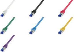 LogiLink Professional - Patch Cable - RJ -45 (M) a RJ -45 (M) - 3 m - 6 mm - S/FTP - Cat 6A - alogeno -pree, sagomata, senza ga