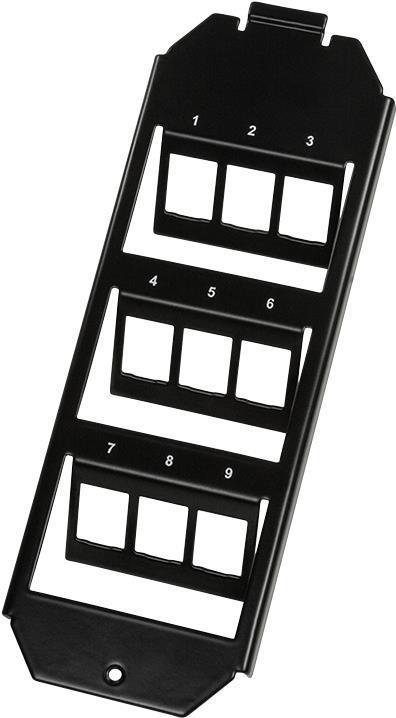 Wall Plate/Switch Cover Black - Warranty: 48M