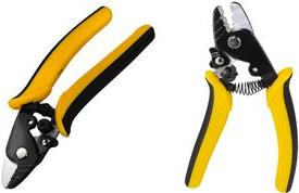 Pinze di detrazione tripla logiink per cavi in ​​fibra ottica pinze regolabili per cavi di diametro 0,13 - 4 mm - 1 pezzo (