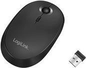 Mouse ottico LogiLink 2,4 GHz nero Bluetooth, senza fili