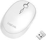 Mouse ottico LogiLink 2,4 GHz bianco Bluetooth, senza fili
