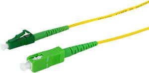 Logilink Professional - Cavo patch - SC/APC Modalità singola (M) a LC/APC Modalità singola (M) - 3 m - 2 mm - Fibra - Simplex