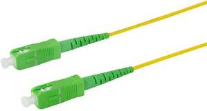 Logilink Professional - Cavo patch - SC/APC Modalità singola (M) a SC/APC Modalità singola (M) - 10 m - 2 mm - fibra di vetro