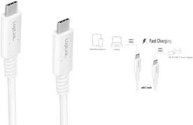 Cavo di collegamento USB 4 USB-C Gen3x2, marchio E, 8K, bianco