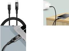 LogILINK - Cavo USB - USB 2.0 Tipo C (M) a USB 2.0 Tipo C (M) - USB 2.0 - 20 V - 5 A - 1 M - Supporta l'erogazione di energia 3