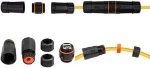 Connettore cavo patch LogiLink Outdoor Cat.6A giunto RJ45 schermato - giunto RJ45 per il collegamento di Cat.6A - 1 pezzo (NP00