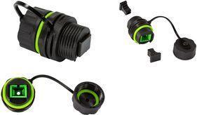 Accoppiamento Logink LWL con cappuccio protettivo, SC Simplex, IP68 SC-SIMPLEX COUPLING-SC-SIMPLEX COUPLAME, per un pezzo di ve