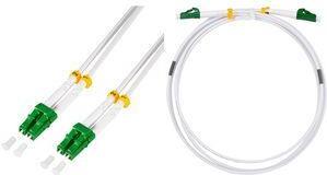 Cavo patch LWL armato di acciaio Logilink, duplex LC 2x, 5,0 M OS2, cavo corazzato LWL per applicazioni industriali, con 1 pezz