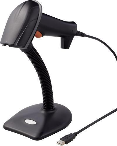 Scanner di codici a barre 2D Renkforce Cablato Laser 1D 2D Scanner portatile nero USB (RF-3376032)