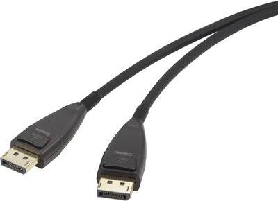 Cavo di connessione di visualizzazione RenkForce [1x Connettore di visualizzazione - 1x Connettore displayPort] 20 m nero (RF -