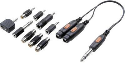 SpeakA Professional SP-7870280 Interfaccia cavo/Adattatore di genere 6,3 mm/6,3 mm/3,5 mm/3,5 mm/3,5 mm/RCA/RCA 2x 6,3 mm/3,5 m