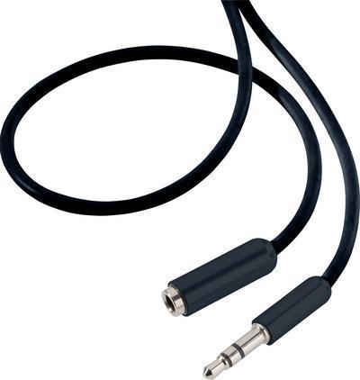 SpeakA Professional SP-7870468 Cavo di estensione audio audio [spina da 1x jack da 3,5 mm-1x socket jack 3,5 mm] 3,00 m rivesti