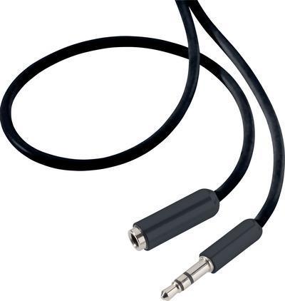 SpeakA Professional SP-7870476 Cavo di estensione audio audio [spina 1x jack spalma 3,5 mm-1x socket 3,5 mm] 0,50 m rivestiment