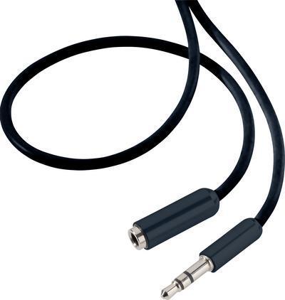 SpeakA Professional SP-7870692 Cavo di estensione audio audio [spina spina 1x 3,5 mm-1x Presa 3,5 mm] 1,50 m rivestimento super