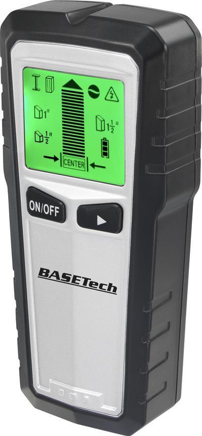 Basetech Posizione Dispositivo OG-430 TO-6481299 Adatto per metallo in legno, non contenente ferro, linee eccitanti, metallo co