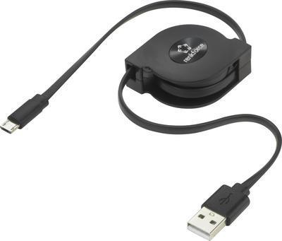 Renkforce RF-4352332 Cavo USB 08 m 2.0 USB A Micro-USB B Nero (RF-4352332)