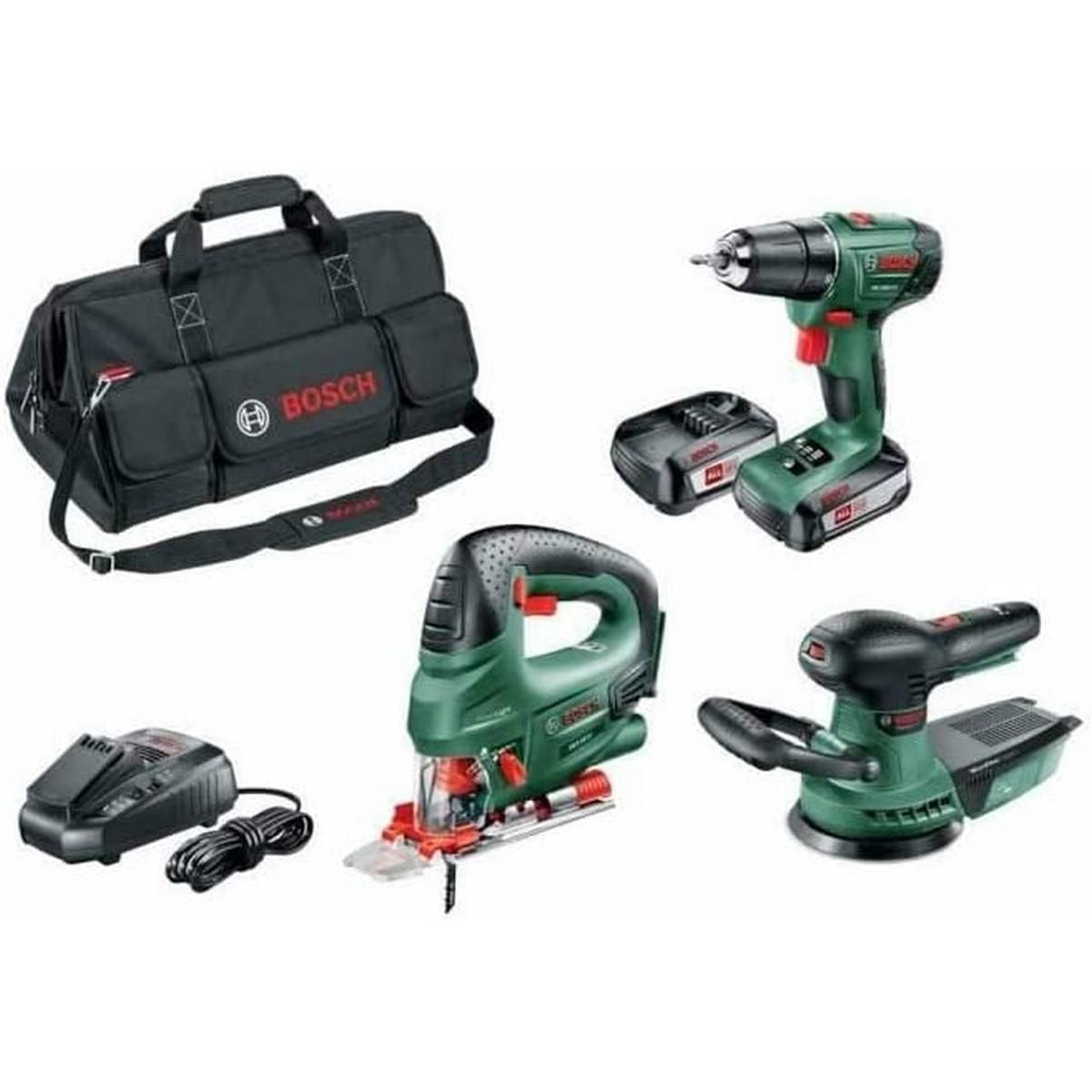 Set di utensili Bosch PSR1800 Li 2 + PST18 Li 18V