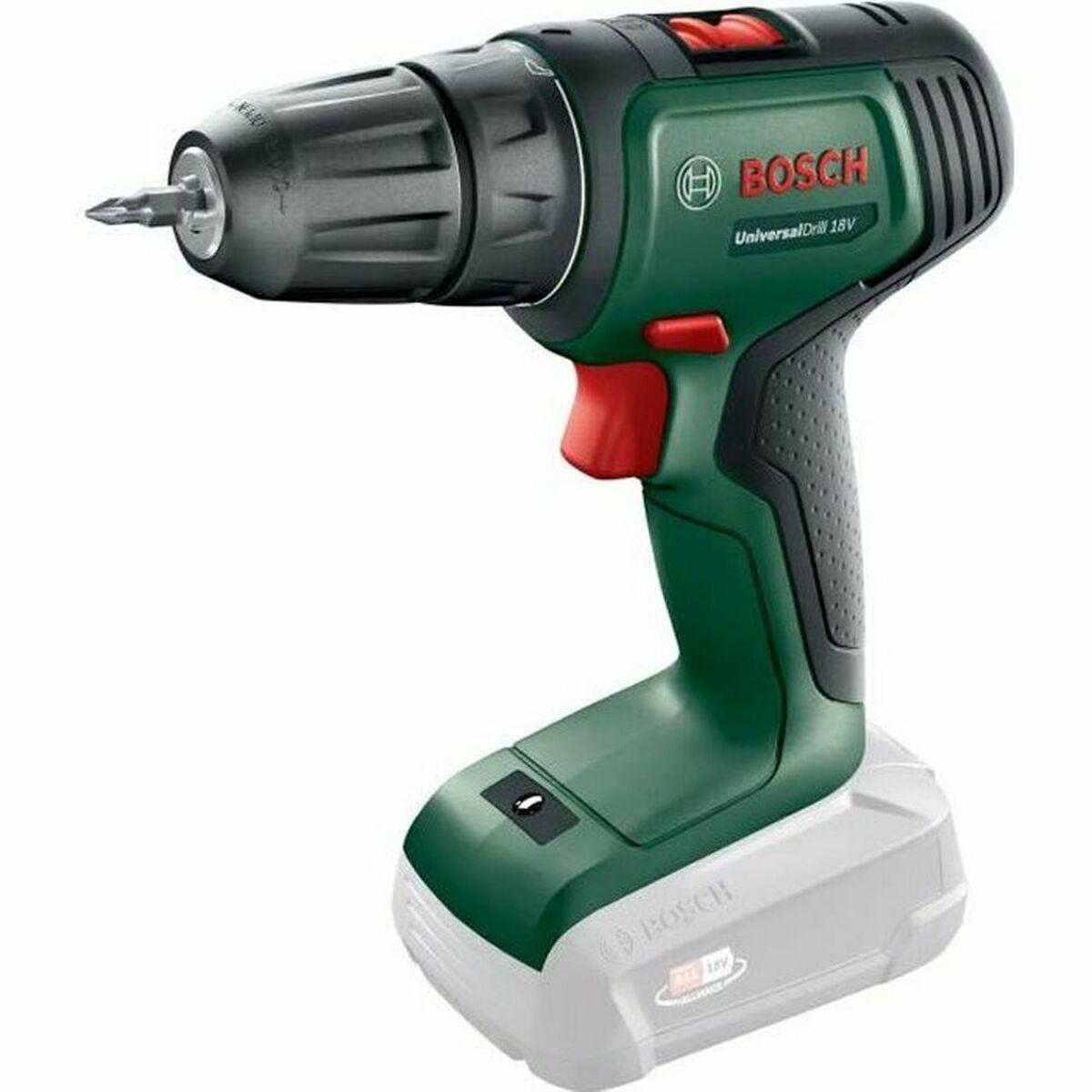 Bosch Universal Drill 18V 1450 Giri/min Senza chiave 1,2 kg Nero, Verde