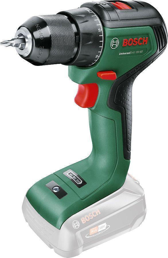 Bosch Universal Drill 18V-60 1900 Giri/min Senza chiave 1,3 kg Nero, Verde