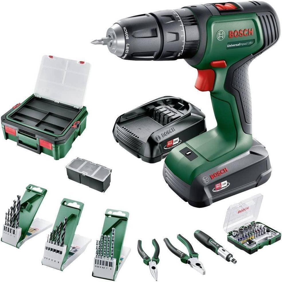 Bosch Universal Impact 18V 1450 Giri/min Senza chiave 1,3 kg Verde