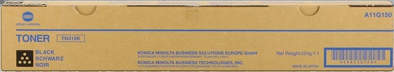 KONICA MINOLTA TN319 Black Original Toner Cartrid - TN319K/A11G150