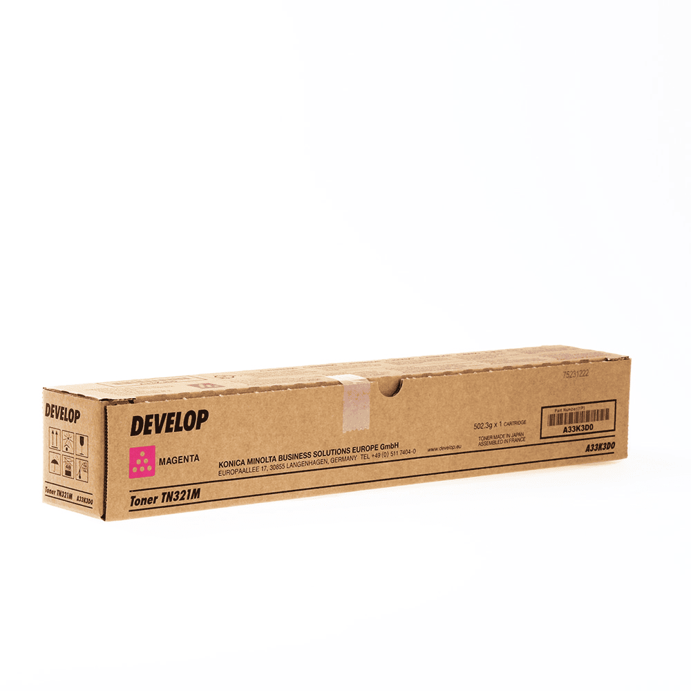 Develop Toner TN-512 Magenta (A33K3D2) VE 1 Stnck fnr ineo +454, +554 - A33K3D2 - A33K3D2