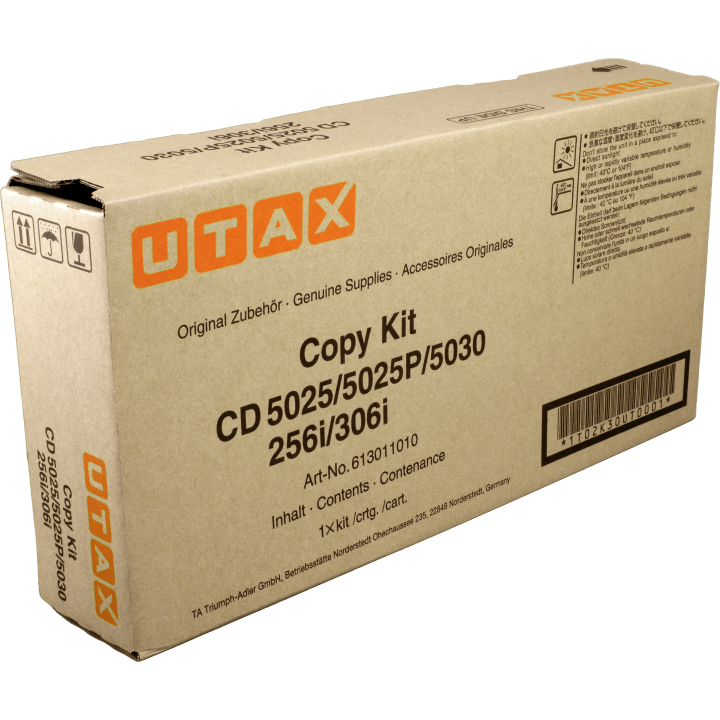 Utax Toner CD 5025 15k (613011010) VE 1 Stnck fnr CD 5025, 5030, 256i, 306i - 613011010 - 613011010