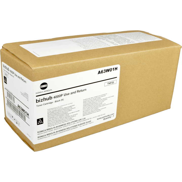 Konica-Minolta Toner TNP-35 Return 20k (A63W01H) VE 1 Stnck fnr bizhub 4000P - A63W01H - A63W01H