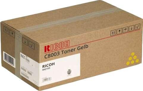 Ricoh 842193 cartuccia toner 1 pz Originale Giallo