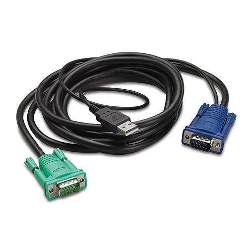 APC AP5822 cavo per tastiera video e mouse Nero 366 m
