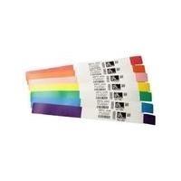Zebra Z -band Fun - Etichette a banda del braccio - blu - 25,4 x 254 mm - 350 etichette (1 rotolo (S) x 350) - per zebra HC100