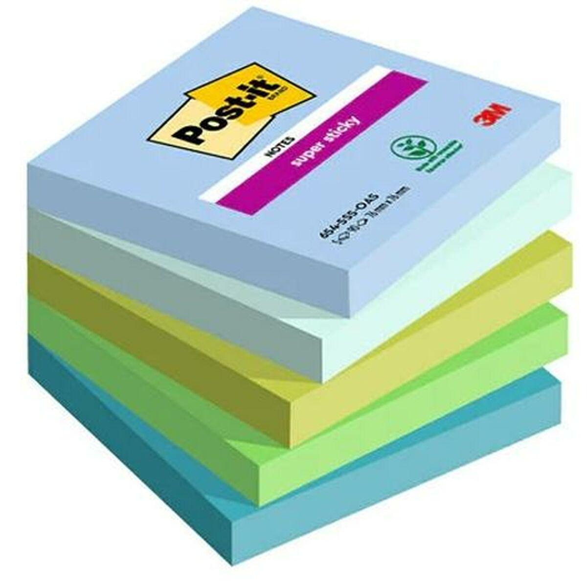 Foglietti Post-it Super Sticky Boost - conf. 5 blocchetti da 90 ff Post-it 76x76 mm - 654-5SS-BOOS