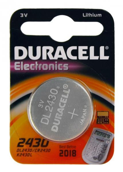 DURACELL PLUS BATTERIA COIN CELL 3V DL2430 CR2430 K2430L