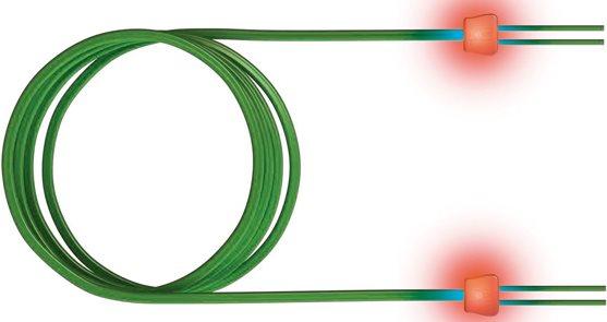 SACON EASYLAN FO LED Patch Cord Premium, Duplex - Cavo patch - SC MULTI -MODE (M) a LC Multi -MODE (M) - 10 m - Fibra di vetro