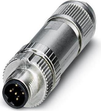 PHOENIX Contatto M12 Plug dritti Rade Cavo Profibus DP, 2 poli, connessione a plug codificata da B (1424678)
