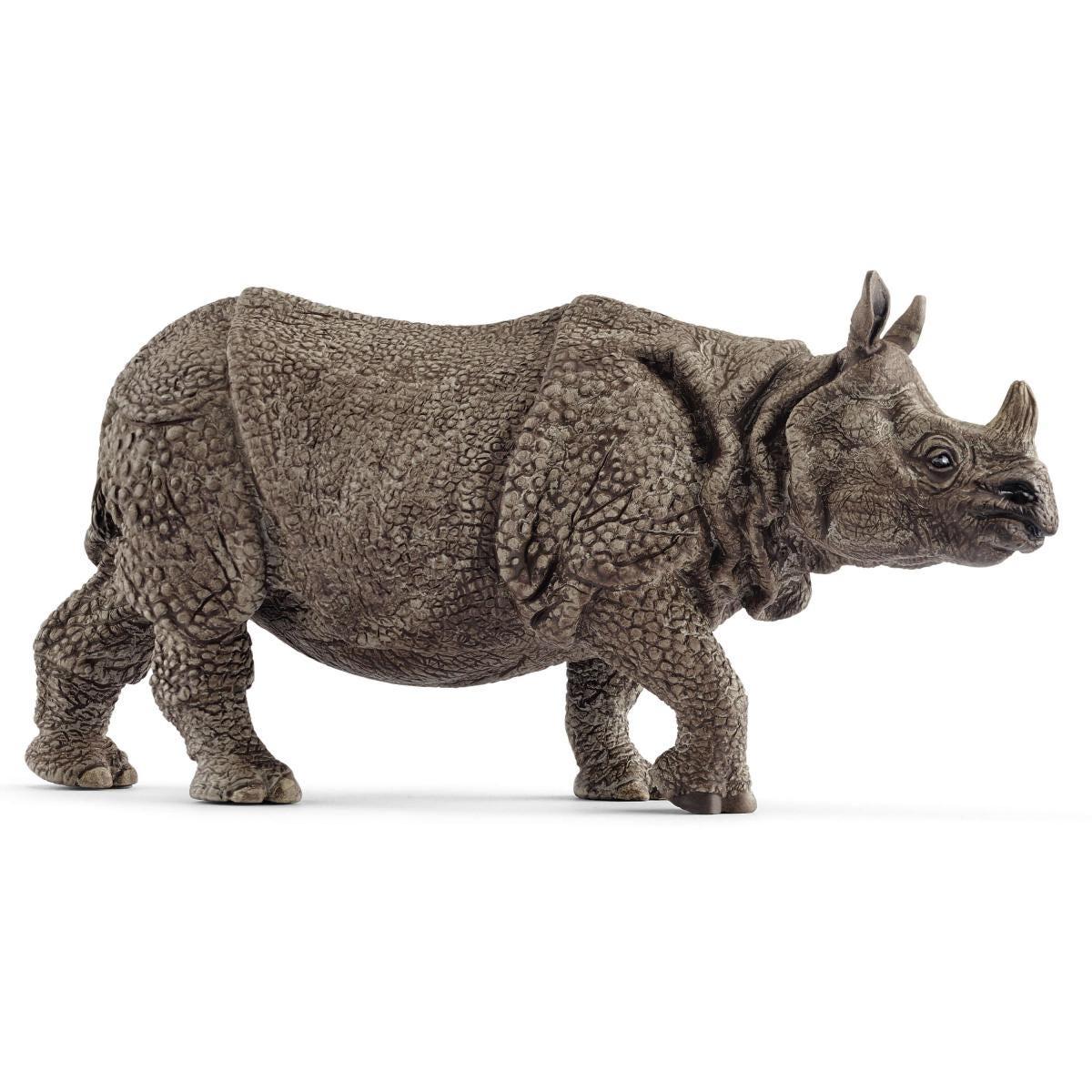schleich WILD LIFE 14816 action figure giocattolo (SCHLEICH Wild Life Indian Rhinoceros Toy Figure 3 to 8 Years 14816)