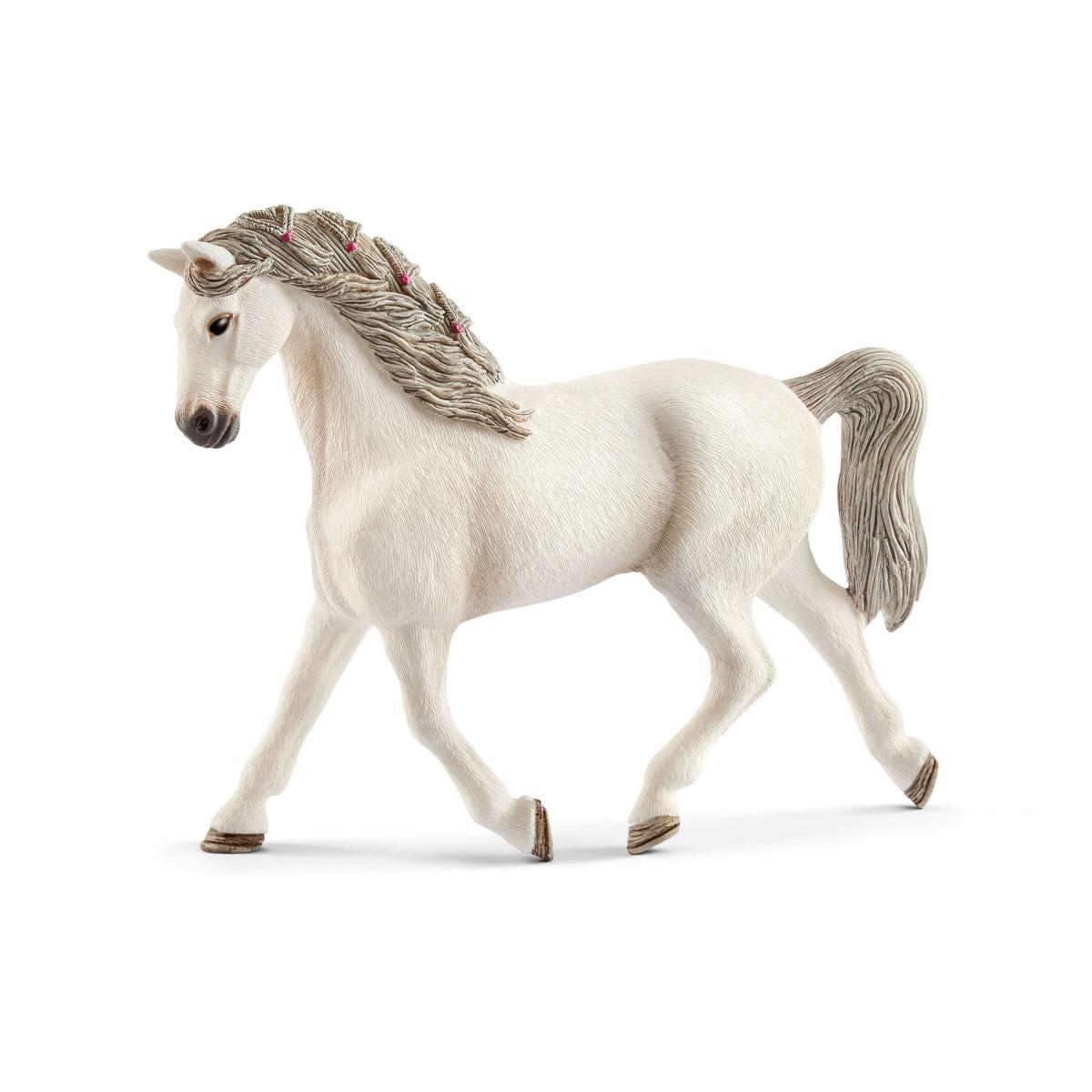 schleich HORSE CLUB 13858 action figure giocattolo (SCHLEICH Horse Club Holsteiner Mare Toy Figure 5 to 12 Years White 13858)